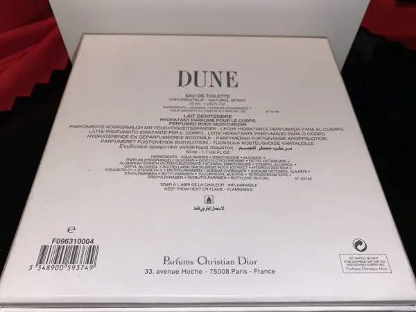 Christian Dior Dune set Eau de Toilette 30 ml Perfumed Body Moisturizer 50 ml - Image 11