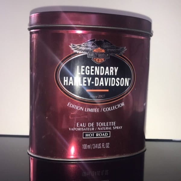 Legendary Harley-Davidson Hot Road Eau de Toilette100 mlsběratelská rarita - plechový box! vintage