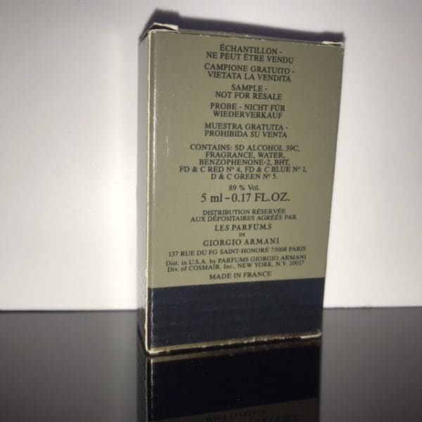 Giorgio Armani  Eau Pour Homme  Eau de Toilette  5 ml - Obrázek 4