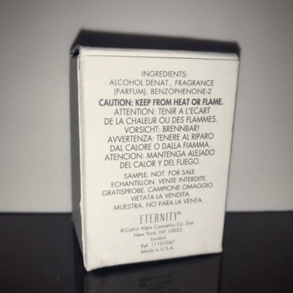 Calvin Klein  Eternity  čistý parfém  4 ml - Obrázek 2
