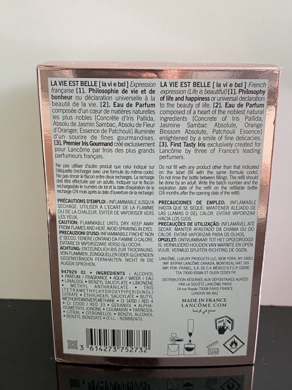 Lancome  Oui La Vie Est Belle  L'Eau de Parfum  50 ml  Vapo - Obrázek 4