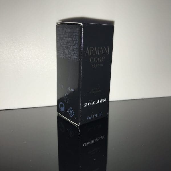Armani  Code Absolu pour Homme  čistý parfém  4 ml  NOVINKA 2019 - Obrázek 3