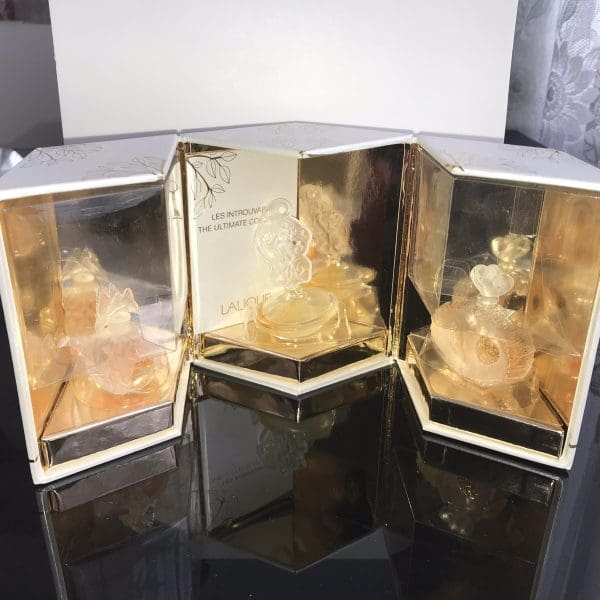 LALIQUE France  Ultimate Collection Miniature Perfume Set 2003 2004 2005  LUXUS