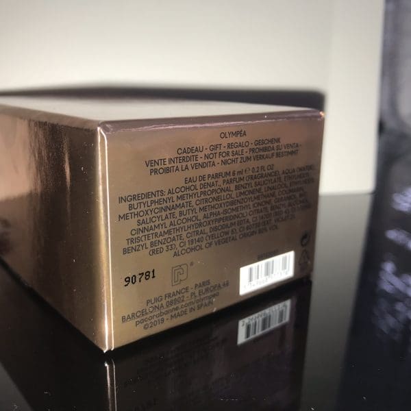 Paco Rabanne Olympéa Eau de Parfum 5 mlLIMITOVANÁ EDICE - Obrázek 3