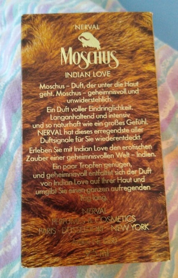 Moschus  Indian Love  Perfume Oil  9,5 ml PRODÁNO - Obrázek 8
