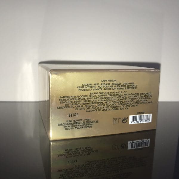 Paco Rabanne  Lady Million Eau de Parfum  5 ml  limitka, dárkový box - Obrázek 5