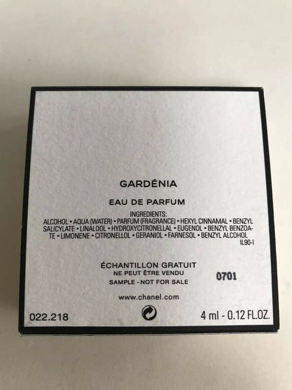 Les Exclusifs de Chanel  Gardénia  Eau de Parfum  4 ml - Obrázek 4
