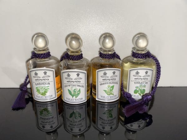 Penhaligons Eau de Toilette 5 ml Gardenia-Lily of the Valley-Orange Blossom-Violetta vintage rarita - Obrázek 3