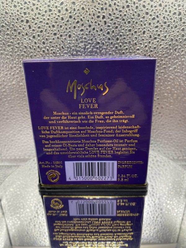 Moschus Love Fever Perfume Oil 9,5 ml BOX - Obrázek 5