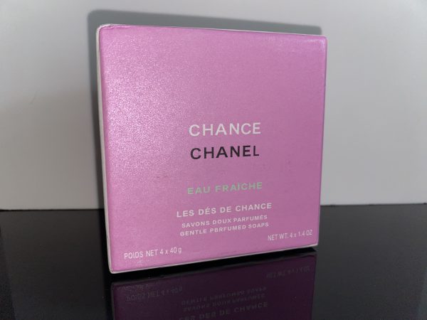 Chanel Chance Eau Fraîche parfémovaná mýdla 4×40 g (Les Dés de Chance) - Obrázek 2